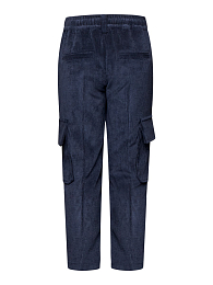 Брюки вельветовые с накладными карманами от бренда Trussardi