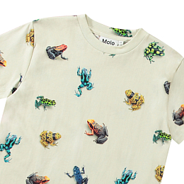 Футболка Roxo Vibrant Frogs от бренда MOLO Молочный