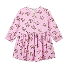 Платье Pink Shooting Stars от бренда Stella McCartney kids