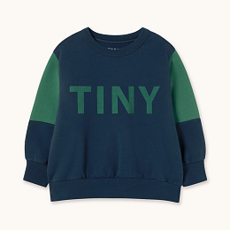 Свитшот COLOR BLOCK Navy от бренда Tinycottons