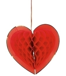 Декор Красное сердце от бренда Tim & Puce Factory