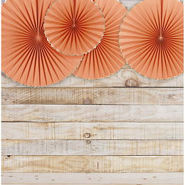 Декоративные круги Оранжевое золото 3 шт от бренда Tim & Puce Factory