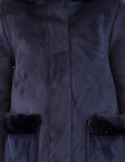 Пальто темно-синего цвета от бренда Abel and Lula