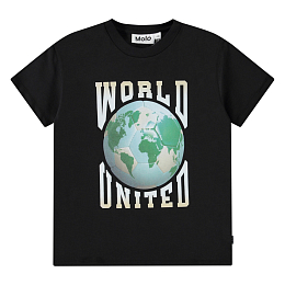 Футболка Riley United World от бренда MOLO Черный