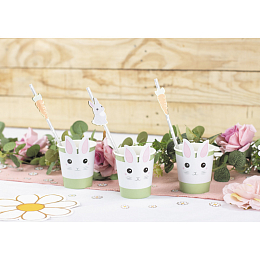 Трубочки с белыми звездами 10 шт от бренда Tim & Puce Factory