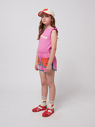 Шорты Pink color block от бренда Bobo Choses