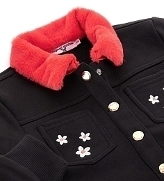 Куртка с вышитыми цветами от бренда Original Marines