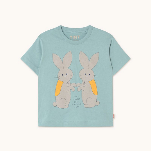 Футболка BUNNIES от бренда Tinycottons Серый