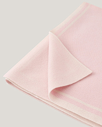 Плед розового цвета с принтом лошадки от бренда Anna Leon