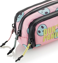 Пенал школьный 3 отделения Don't Panic от бренда MiquelRius