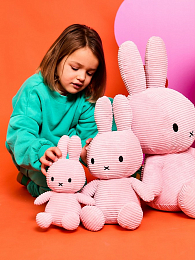 Зайчик Miffy ECO Corduroy Pink от бренда Bon Ton Toys