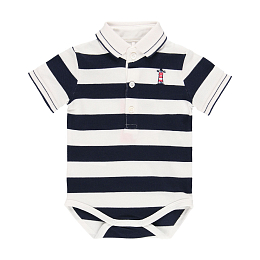 Боди в полоску и шорты от бренда Boboli