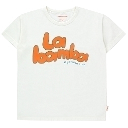 Футболка La bamba от бренда Tinycottons Оранжевый Белый