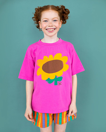 Футболка Sunflower от бренда Bobo Choses Розовый