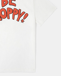 Футболка Be Hoppy! от бренда Stella McCartney kids Молочный