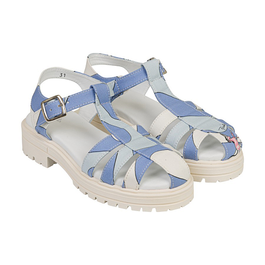 Сандалии Blue MINI-ME от бренда Emilio Pucci