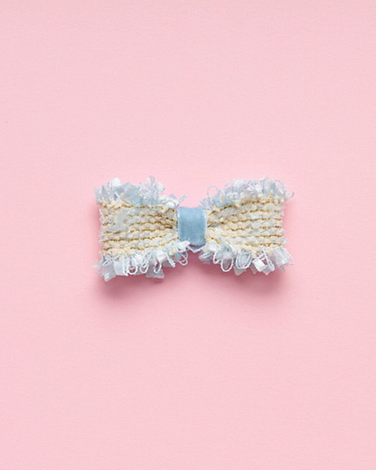 Бантик заколка COCO PALE BLUE от бренда Skazkalovers