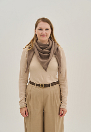 Косынка Koolig cashmere brown от бренда Peppihat