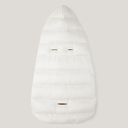 Конверт White с опушкой из натурального меха от бренда Anna Leon