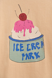Футболка Ice Cream Park от бренда CHOOCHOO Бежевый
