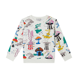 Свитшот Milk Magicians Bunny от бренда Stella McCartney kids