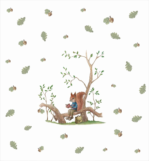 Фотообои на стену SQUIRREL от бренда ID Wall