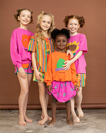 Шорты Pink color block от бренда Bobo Choses