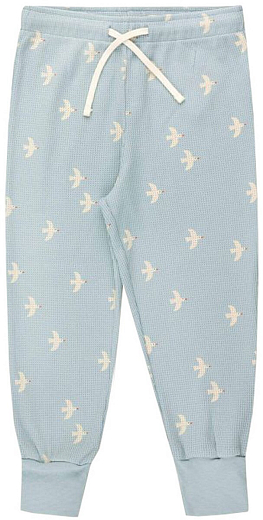 Джоггеры BIRDS BLUE от бренда Tinycottons