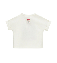 Футболка Milk Cat от бренда Original Marines Молочный