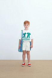 Футболка GREEN FROG от бренда Tinycottons Белый