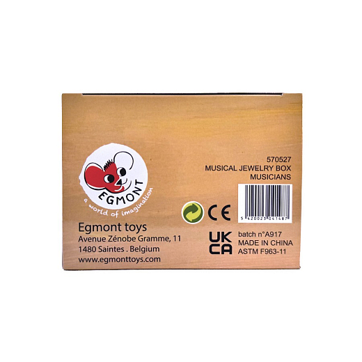 Музыкальная шкатулка "Зверята" от бренда Egmont Toys