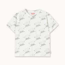 Футболка с принтом собак от бренда Tinycottons Белый