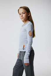 Лонгслив California Light Grey от бренда Stormies