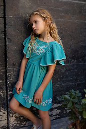 Платье Coco Emerald Green от бренда C'ERA UNA VOLTA