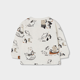 Лонгслив Animal print и джоггеры от бренда Boboli