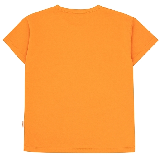 Футболка оранжевая с утенком от бренда Tinycottons Желтый Оранжевый