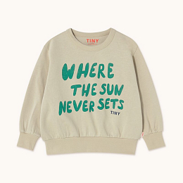 Свитшот Where the sun never sets от бренда Tinycottons