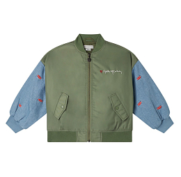 Бомбер Lips Print от бренда Stella McCartney kids