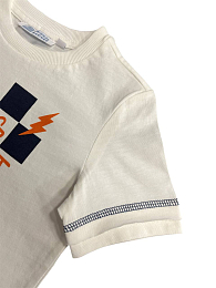 Футболка This must be the place от бренда Original Marines Молочный