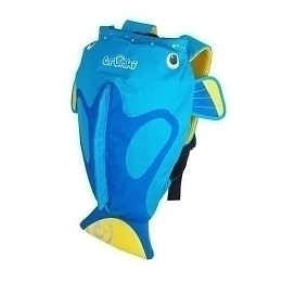 Рюкзак для бассейна и пляжа Коралловая рыбка, голубой от бренда Trunki