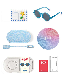 Очки KIDS Round Sunglasses-Coral Reef-Reef blue от бренда Olivio and Co