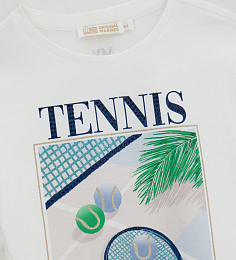 Футболка Tennis Special Club от бренда Original Marines Белый