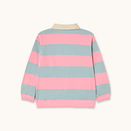 Поло STRIPES Pink-Blue от бренда Tinycottons
