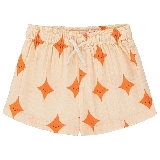 Шорты с оранжевыми звездами от бренда Tinycottons