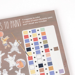 Набор для раскраски магнитов "Семья кроликов" от бренда Egmont Toys