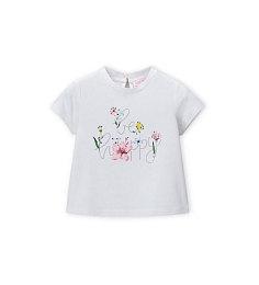 Футболка Be happy от бренда Original Marines Белый