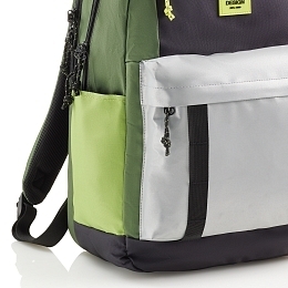 Рюкзак с тремя отделениями трехцветный зеленый от бренда MiquelRius