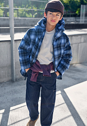 Куртка Hilo Wool Check Navy от бренда MOLO