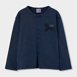 Лонгслив Flower embroidery от бренда Boboli
