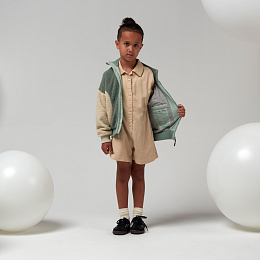 Бомбер JUNGLE CAT Iceberg green White gap grey от бренда Gosoaky